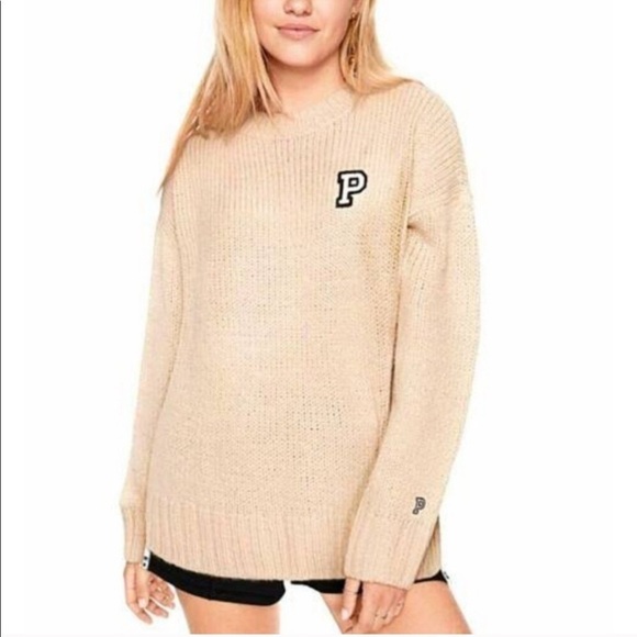 💖 Victoria Secret PINK boyfriend Sweater - Picture 2 of 10